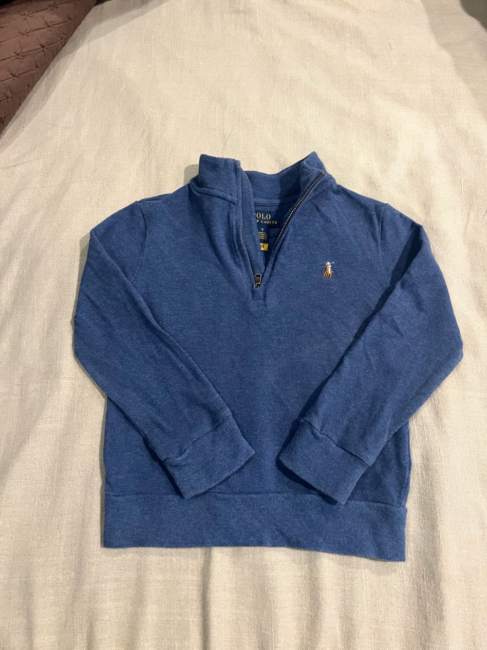 Polo Ralph Lauren Boys Quarter-Zip Pullover Sweater Size 5